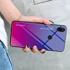 Чехол с градиентным стеклом для Xiaomi 9 SEmi8 liteA1A2 litePOCO F1, цветной задний Чехол для Redmi 77ANote 7Note 6 Pro, 100 шт.