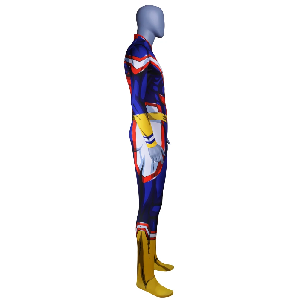 Anime My Hero Academy Oummet All Might Cosplay plays zentai tights Halloween cosplay costume 3D digital print | Тематическая одежда