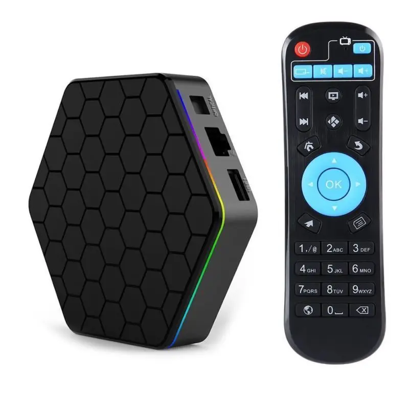 T95Z плюс ТВ коробка S912 8-ядерный Streamer медиа плеер 2 ГБ+ 16 Гб Smart Android ТВ коробка 7,1 2,4G/Wi-Fi 5 ГГц BT4.0 4K Декодер каналов кабельного телевидения