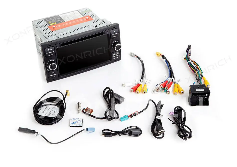 Xonrich Автомобильный мультимедийный плеер Android 8 1 GPS для Ford Focus 2 Fiesta Mondeo 4 C-Max S-Max Fusion