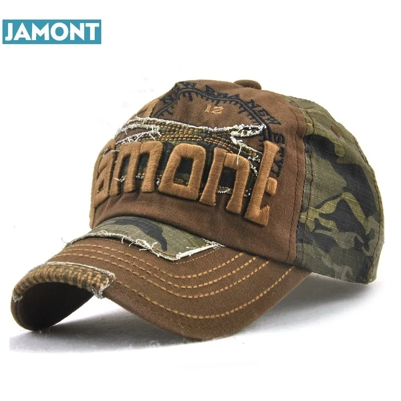 [JAMONT] шапка на лето и осень для женщин камуфляжная бейсболка мужчин хлопковая