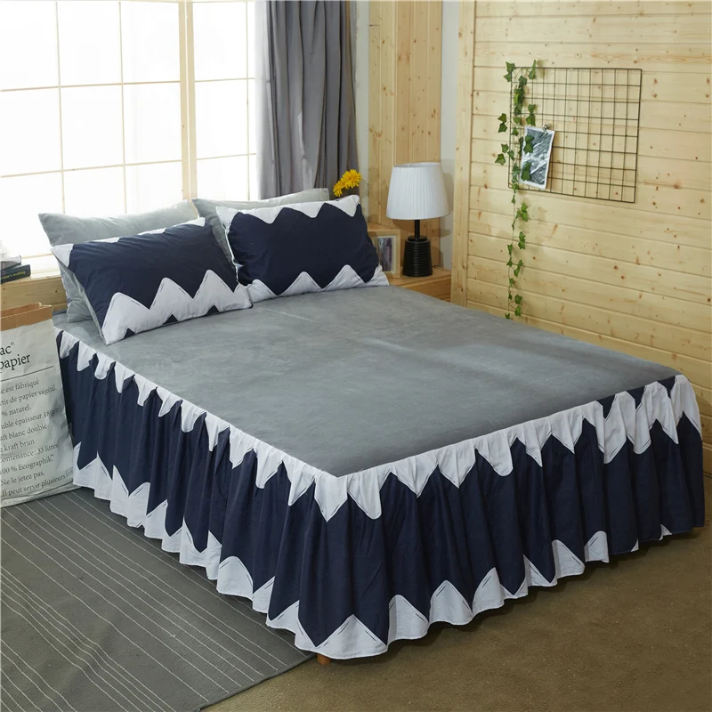 Утолщенное бархатное постельное белье из хлопка Наволочки 2/3 шт.|Покрывало| |