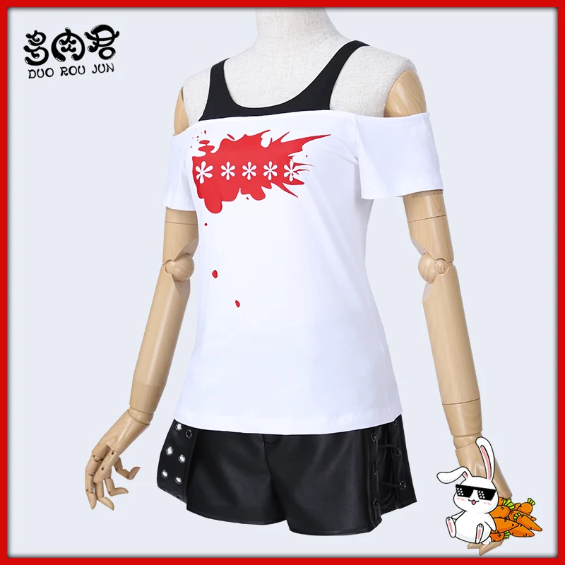 Высокое качество Аниме игра Persona 5 Cos футаба Сакура Navi повседневная женская одежда костюм косплей костюм