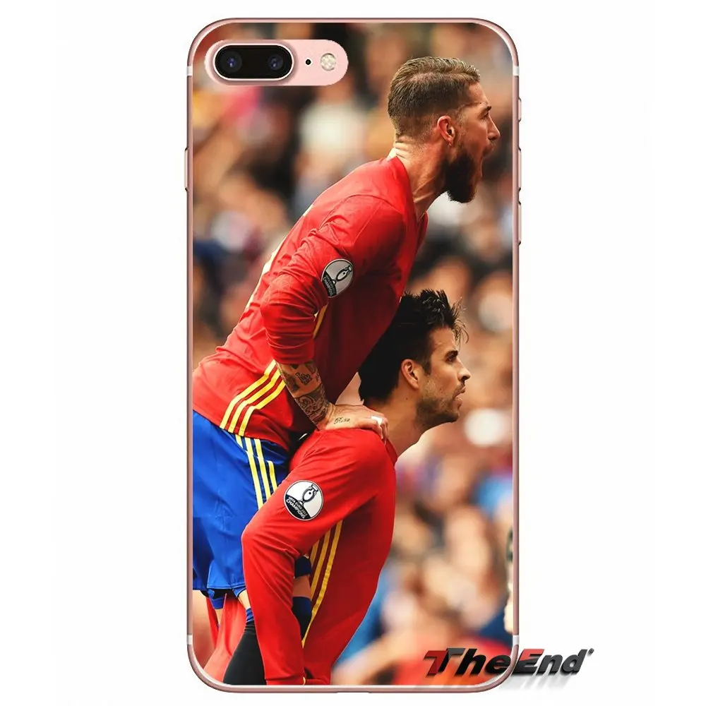 Для Samsung Galaxy S2 S3 S4 S5 MINI S6 S7 edge S8 S9 Plus Note 2 3 4 5 8 Coque Fundas Spain Football Player силиконовые чехлы |