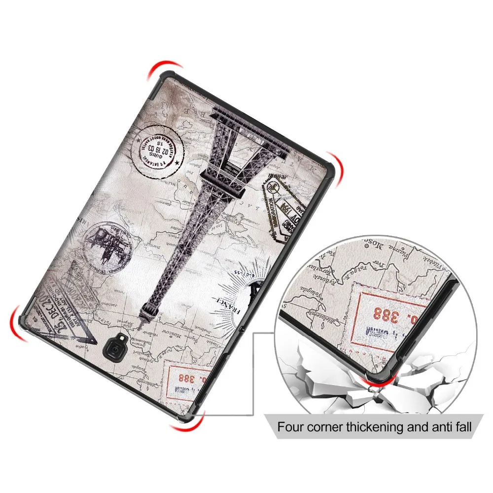 Чехол книжка Tab S4 10 5 для Samsung Galaxy 2018 SM T830 T835 чехол с подставкой планшета + ручка в