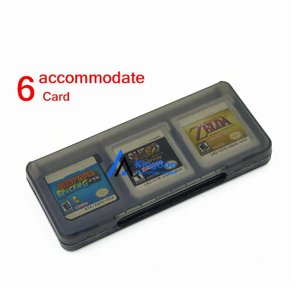 Для 3ds 3 dsll/xl dsill ds игровой Футляр для карт держатель хранение картриджей коробка 6