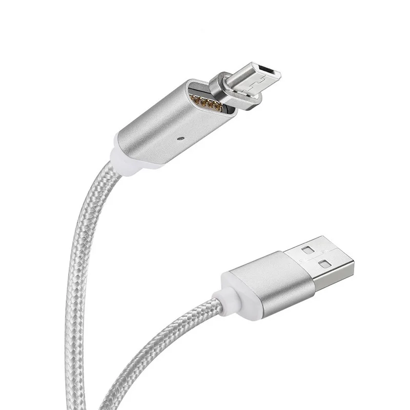 Магнитный кабель Micro USB в оплетке для быстрой зарядки адаптер синхронизации