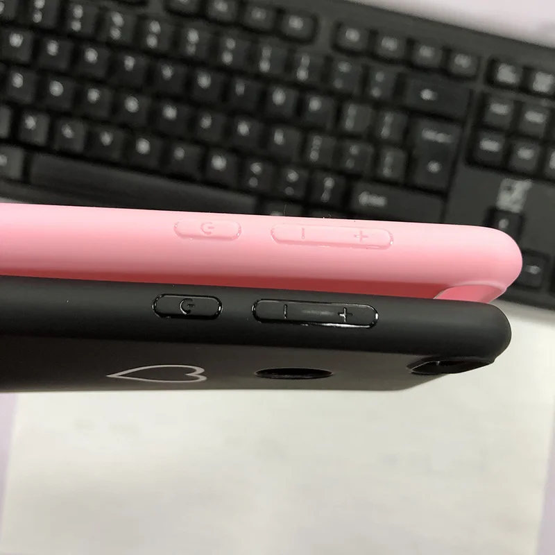 Чехол для телефона с надписью Love Heart Huawei P Smart 5 65 дюйма мультяшный двойной ТПУ
