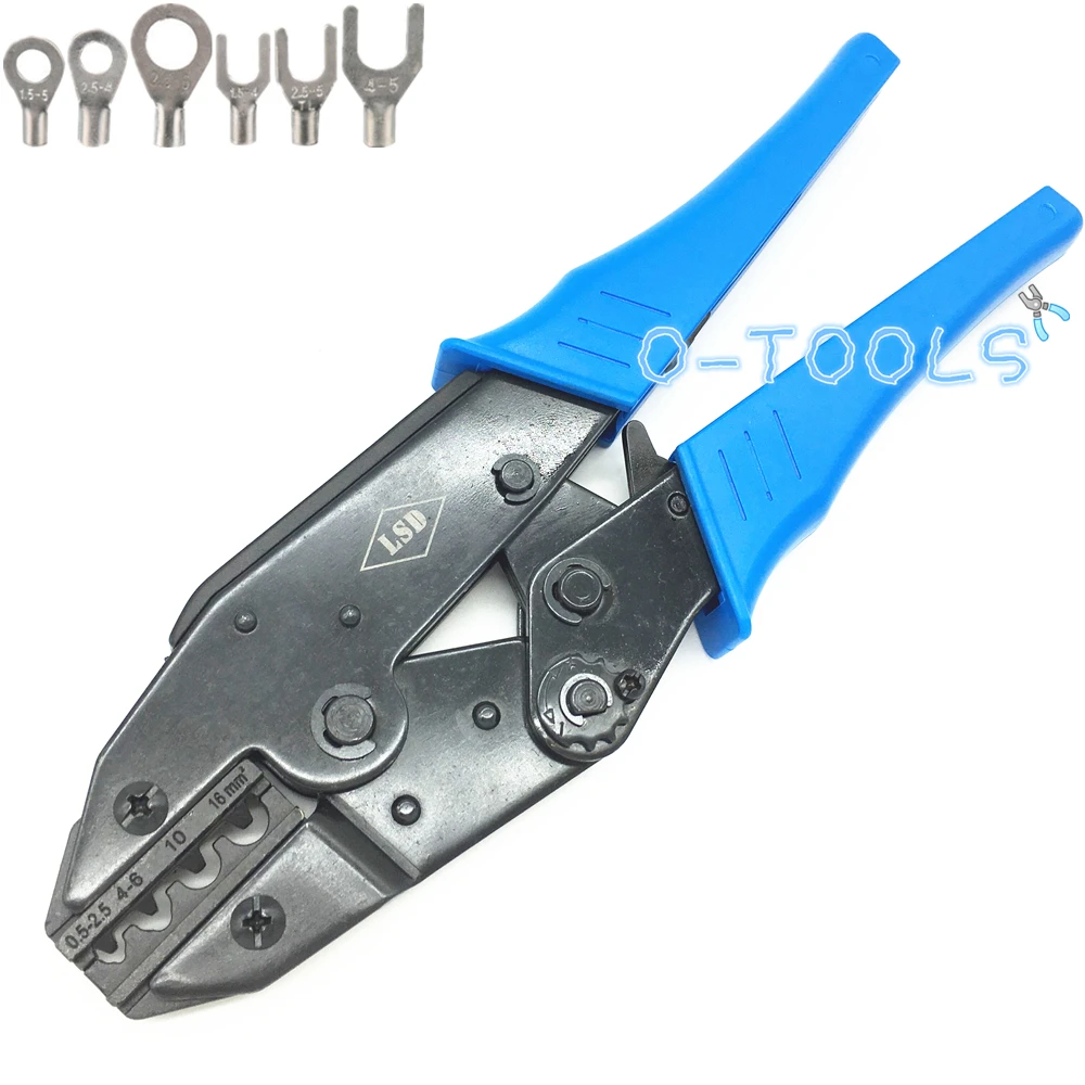 Неизолированные обжимные клещи 0 5-16 мм2 инструменты для кабельных наконечников