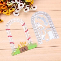new leaves gate metal cutting dies stencil for diy scrapbooking photo album embossing paper cards decorative crafts die cuts