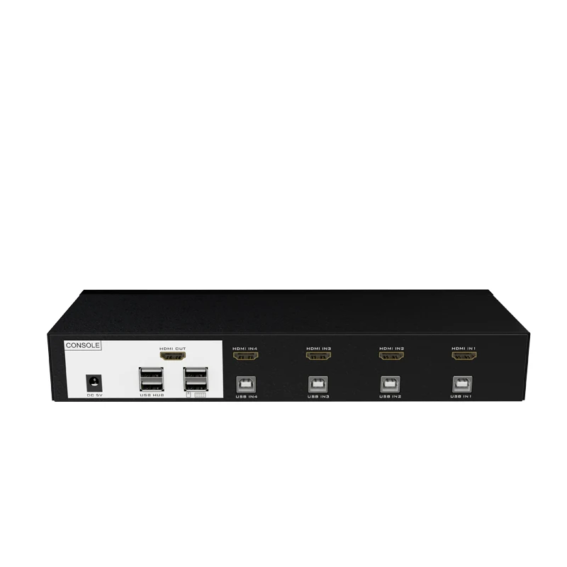 MT Viki 4 портовый HDMI KVM переключатель Hotkey автоматическое сканирование USB