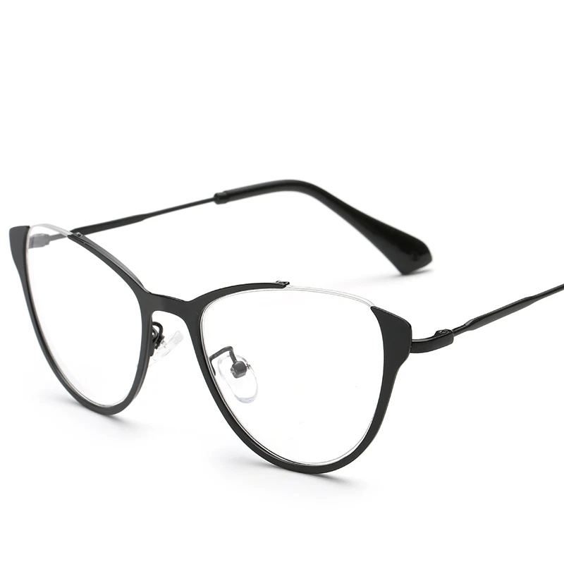 New Fashion Men Optical Glasses Frame For Women High Quality Metal Vintage Eyeglasses Half-frame Eyewear Male Female | Аксессуары для