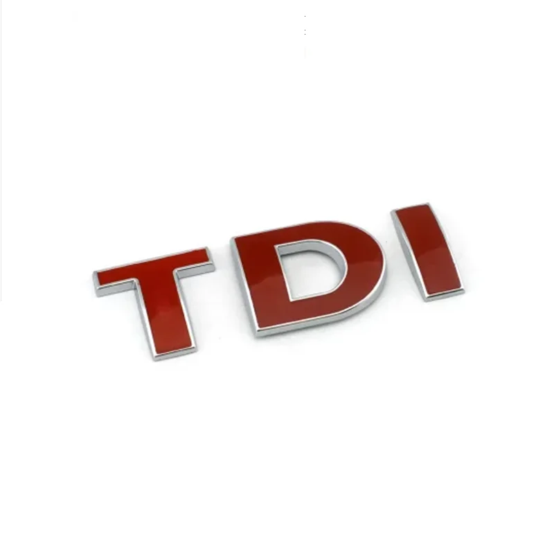 Пластиковая Автомобильная наклейка TDI на заднюю панель значок с