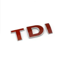 Пластиковая Автомобильная наклейка TDI на заднюю панель значок