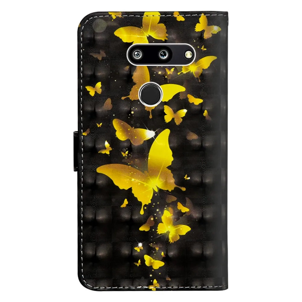 Чехол для телефона LG G8S ThinQ чехол кожаный бумажник откидная крышка Подставка с