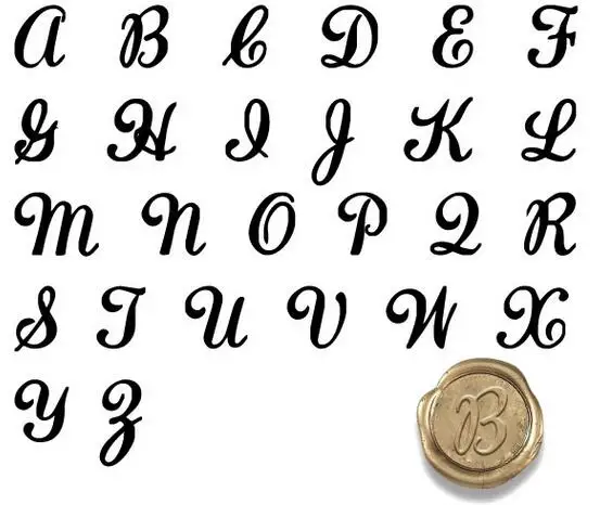 Персонализированные вензеля 3-Начальные Пользовательские Воск печать штамп " die-#708 Lauren сценарий с линии границы