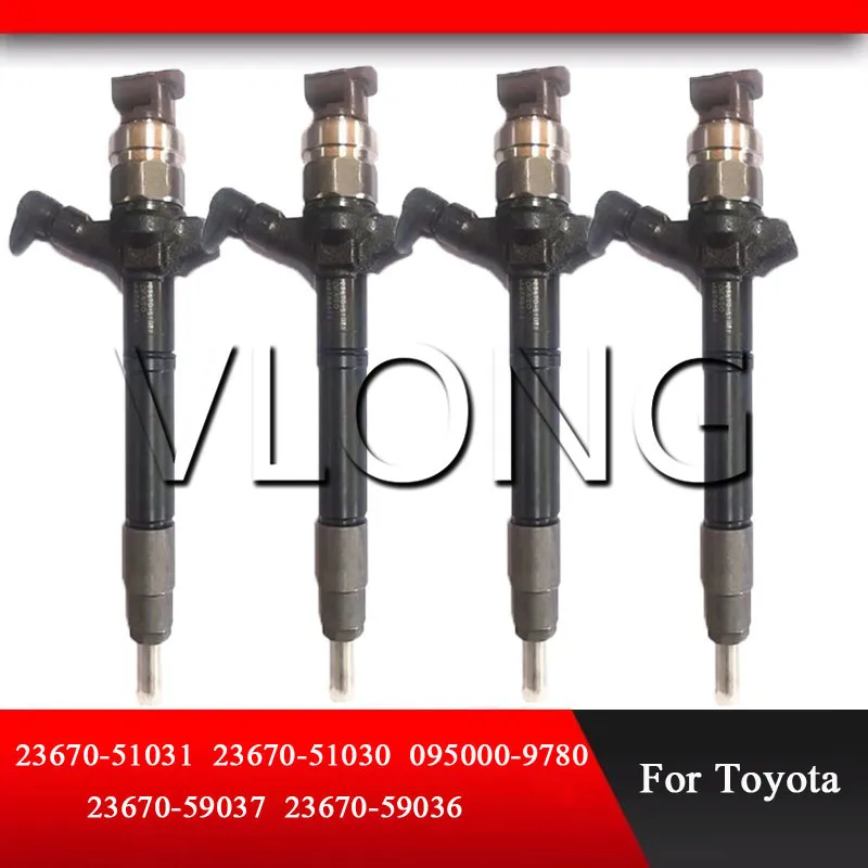 

Инжектор общей топливной системы 23670-51031 095000-9780 23670-51030 для Toyota