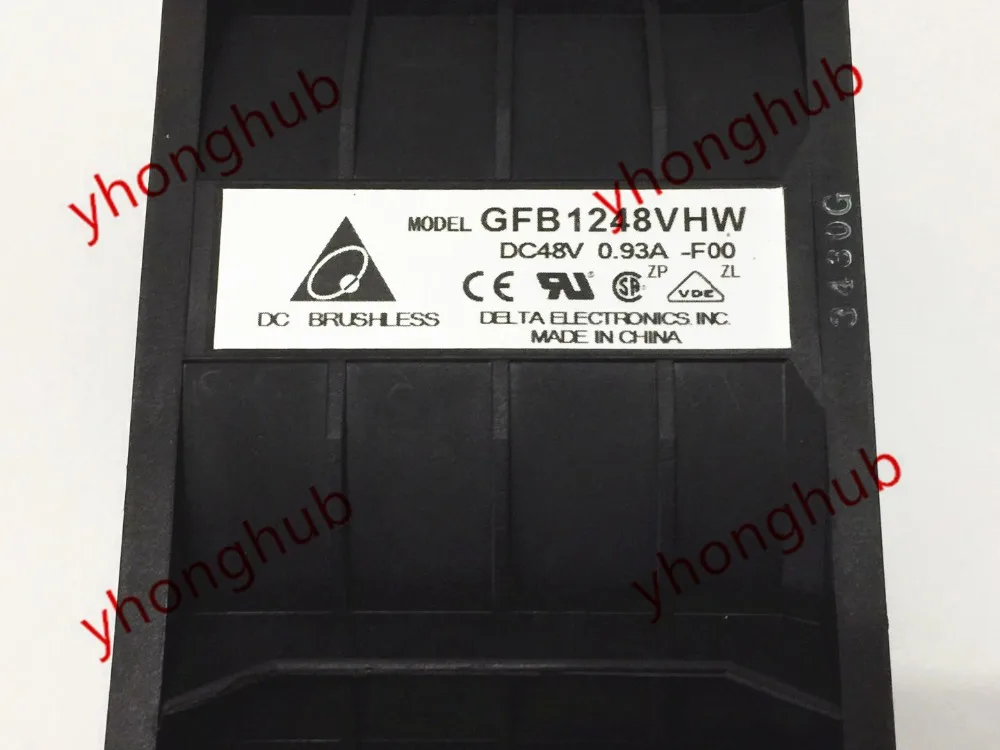 Серверный охлаждающий вентилятор Delta Electronics GFB1248VHW -F00 постоянный ток 24 В 120 А 120x76 мм