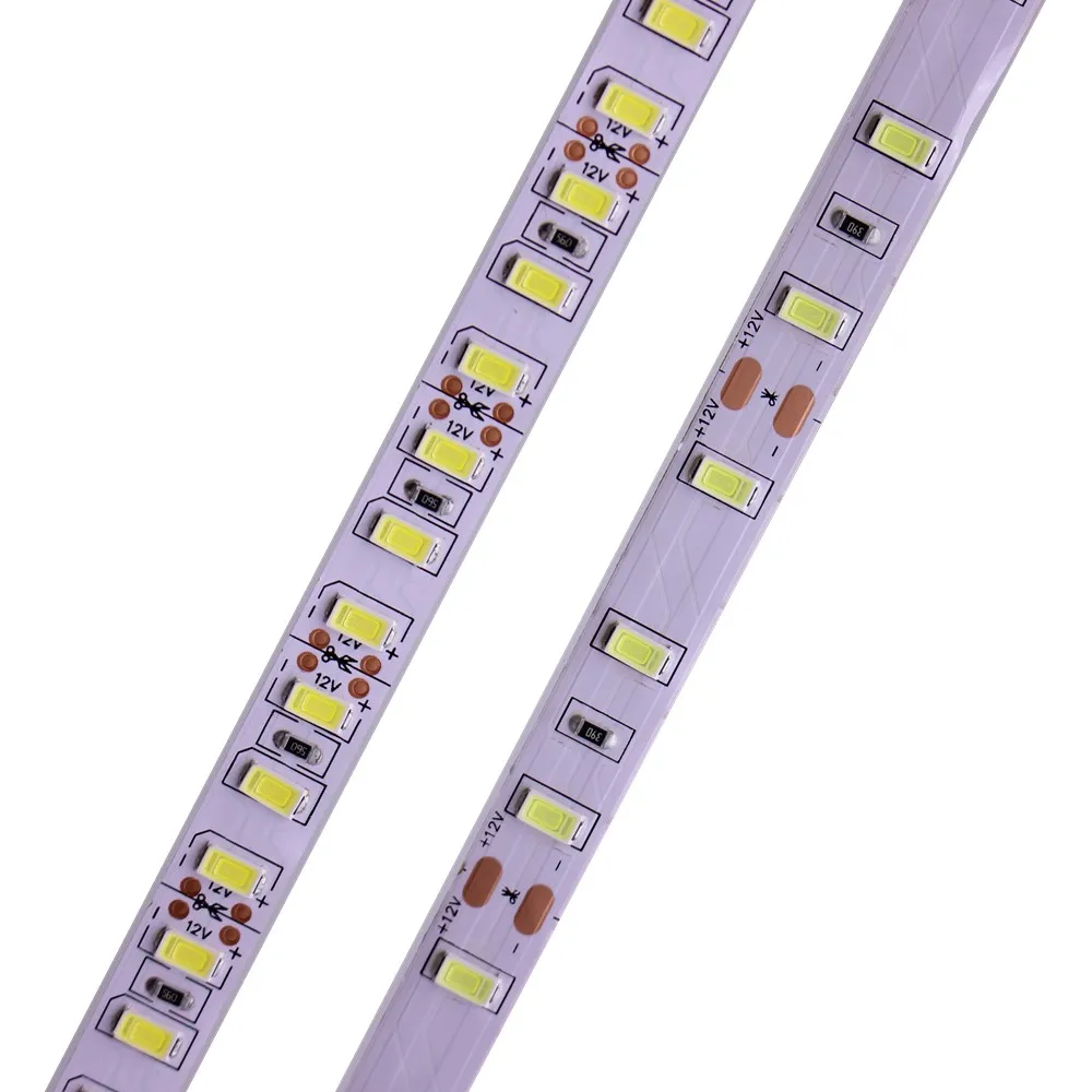 Супер яркий SMD 5730 светодиодный светильник DC 12 В 120 s/m 60 чем 5630/5050/3528 Fita Диодная