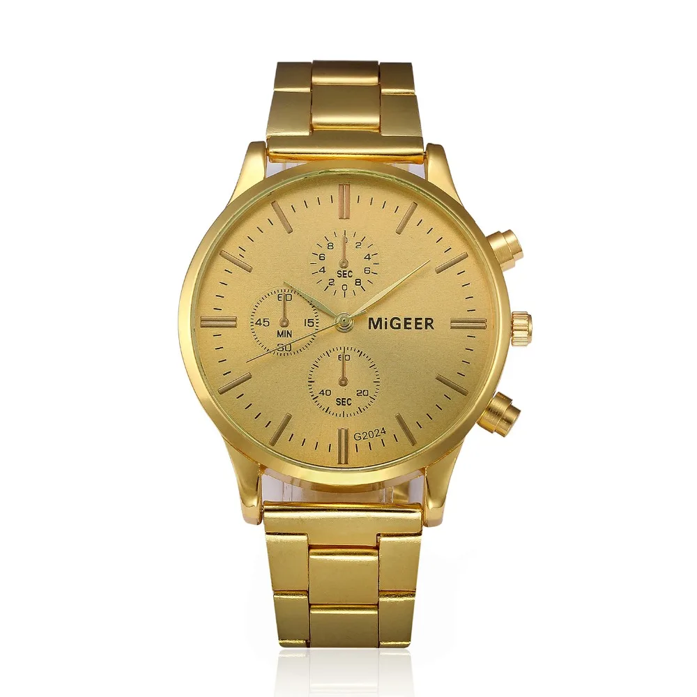 

DISU Men Wrist Watch Crystal Stainless Steel Analog Quartz wristwatch mens watches mens 2020 relogios masculino