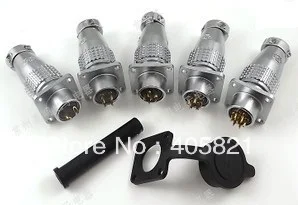 Авиационная вилка P16 16 мм 6 контактов микро разъем воздушная вилка|connector lock|connector