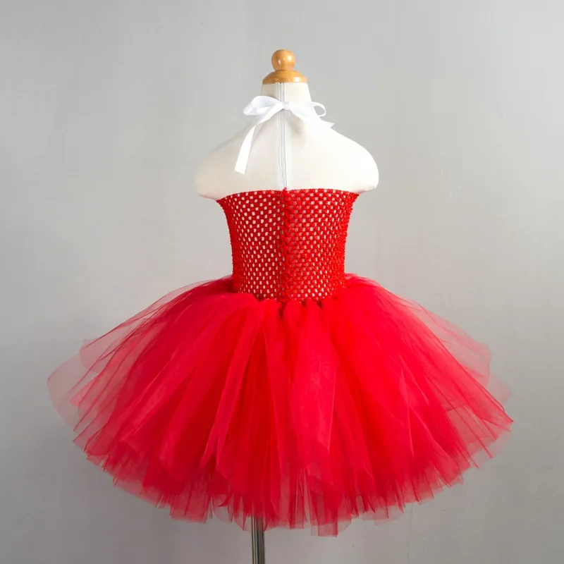 Fancy Design Sesame Street Elmo Children Girl Lace Dress Cute Kids Halloween Party Tutu Outfits Ropa De Ninas Teenagers Clothes | Детская