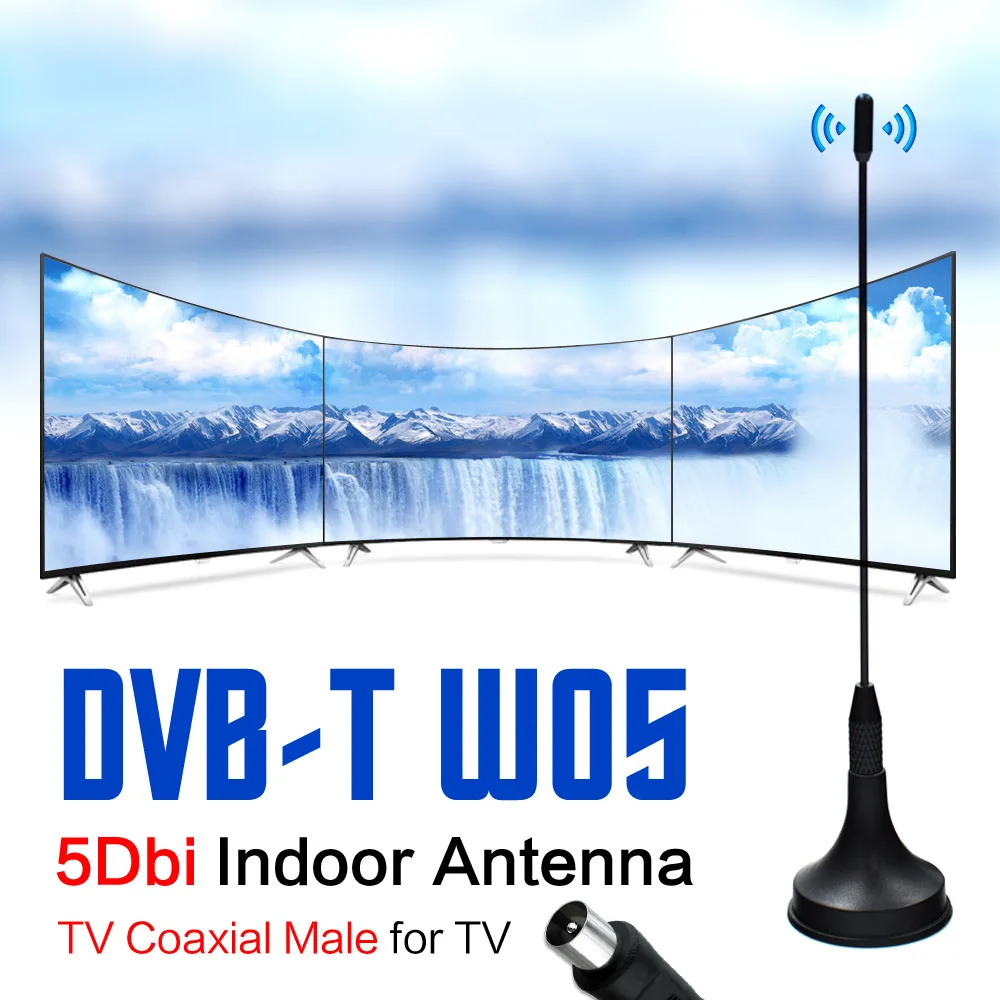 Kebidumei 5dBi DVB T Мини ТВ антенна Freeview HD TV цифровой Внутренний сигнал приемника
