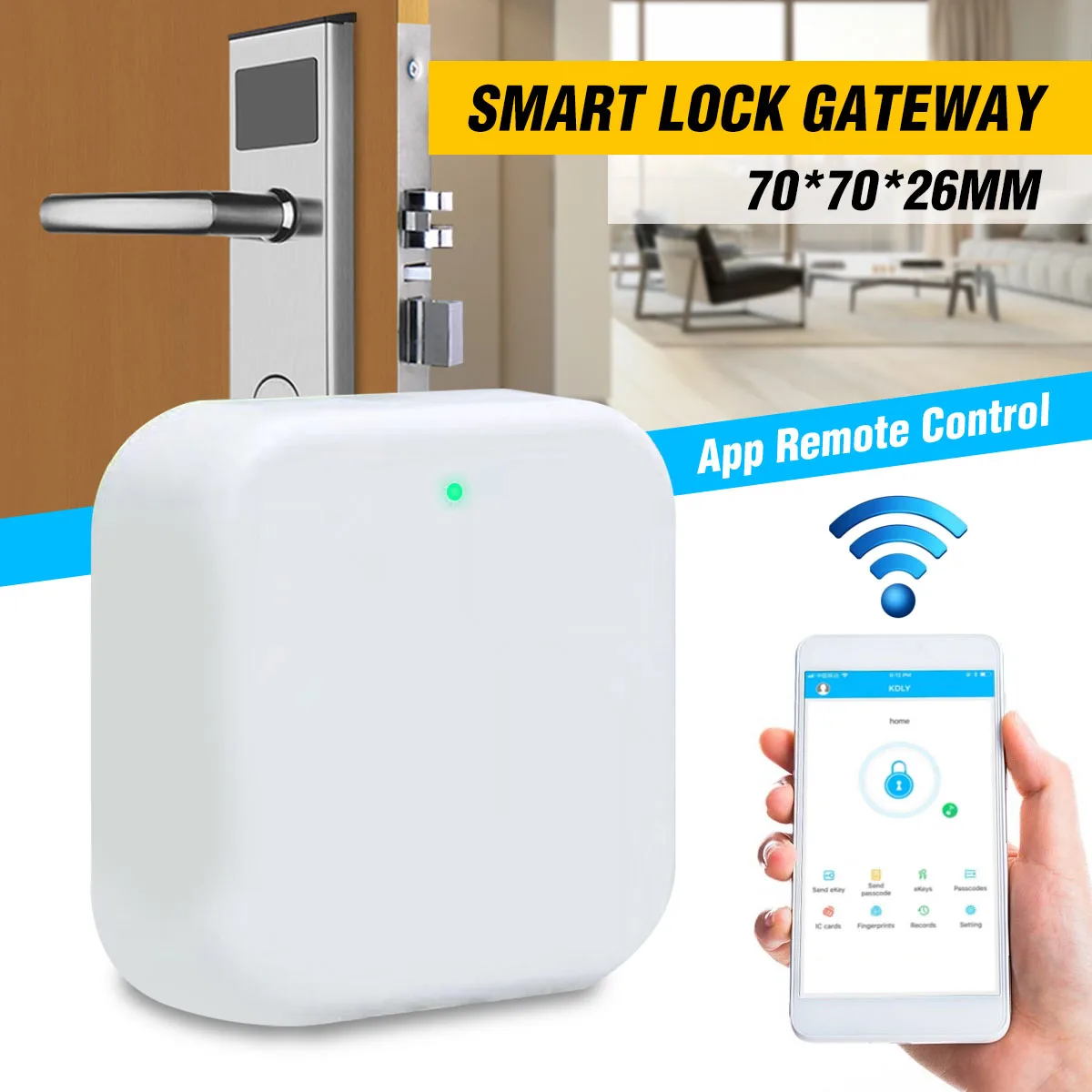 Обновление Wi-Fi Смарт Bluetooth шлюз дистанционного управления в автономном режиме умный дверной замок выделенный шлюз приложение интеллектуальный электронный адаптер