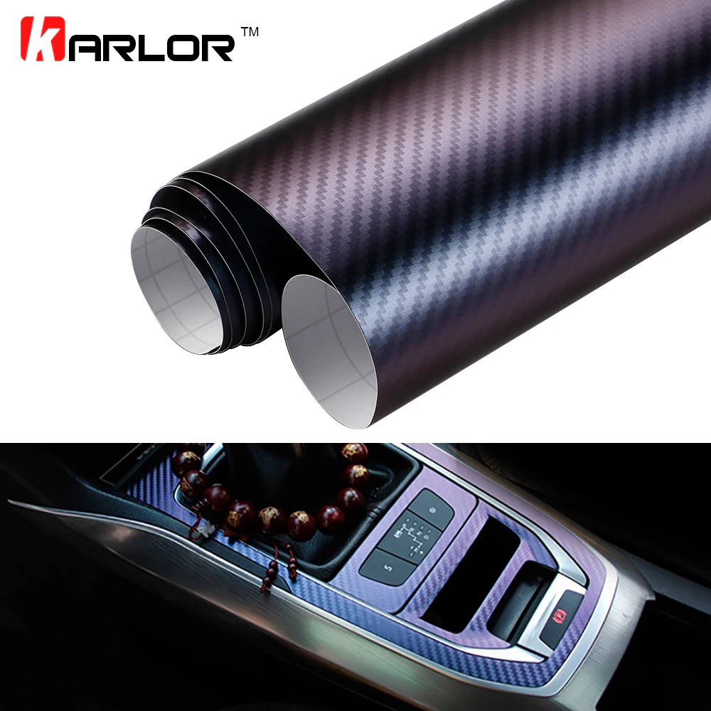 Виниловая 3d пленка Хамелеон из углеродного волокна 10*100 см|car styling|wrap foilcarbon fiber vinyl