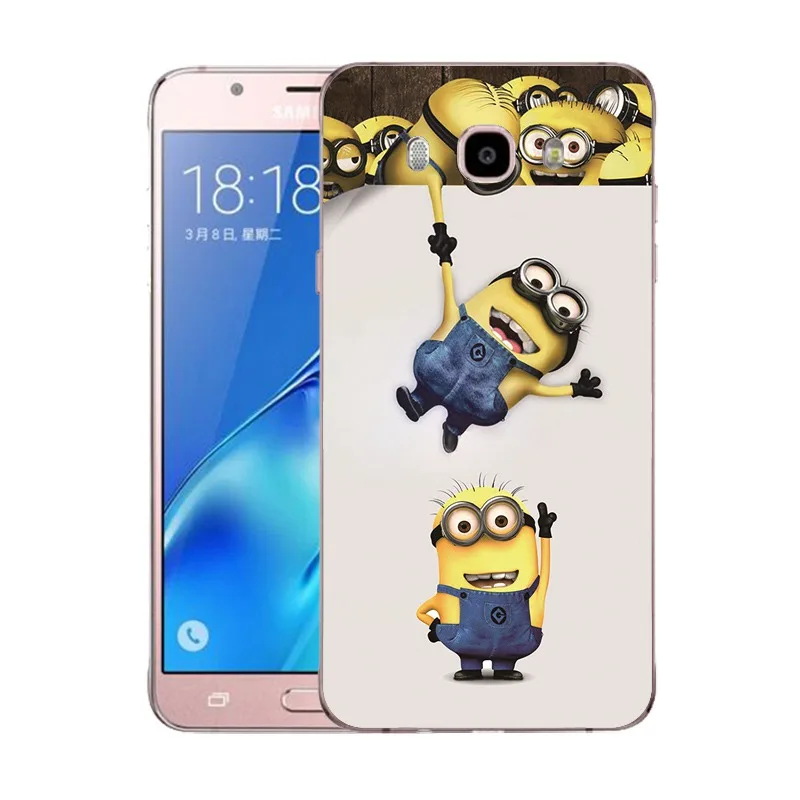 QMSWEI Soft Tpu Clear Phone Case For Samsung Galaxy A3 A5 2017 2016 prime J1 J2 J5 J3 J7 Minion Music Deer Painted |