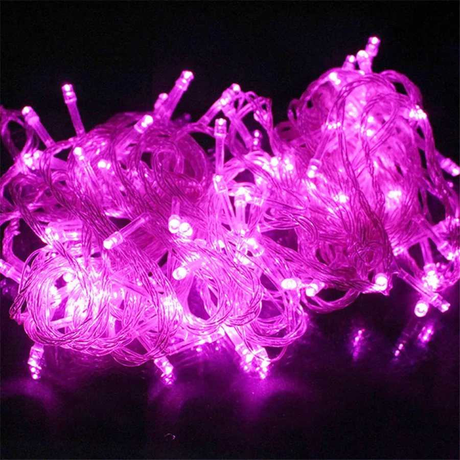 10 м 100 LED наружная светодиодная гирлянда Рождественская для праздника Рождества