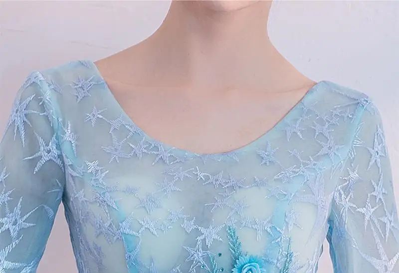 Платье для мамы и дочки модель 2019 года одинаковое синее платье девочки свадебное