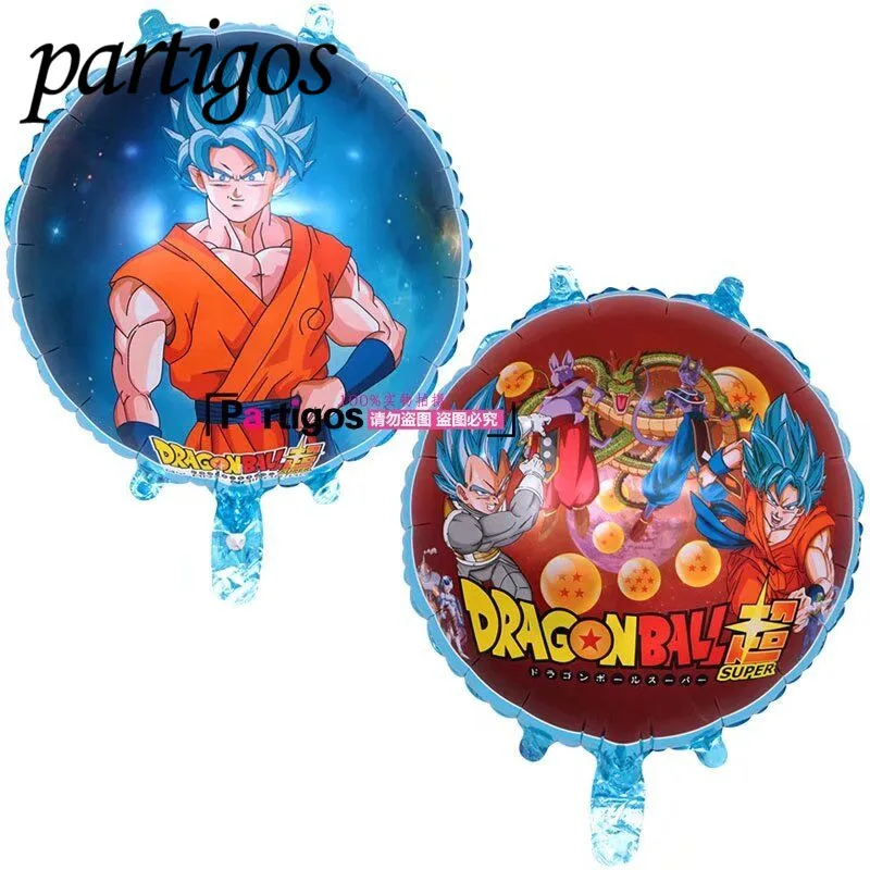 1 компл. 78*45 см Z Son Goku Dragon Ball оранжевый Флуоресцентный звезда латексный шар для украшения вечеринок поставка макет декоративный шар - Цвет: 2pcs