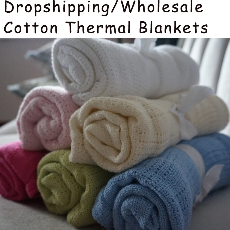 Высокое качество хлопковые одеяла с рисунком милые детские для новорожденных