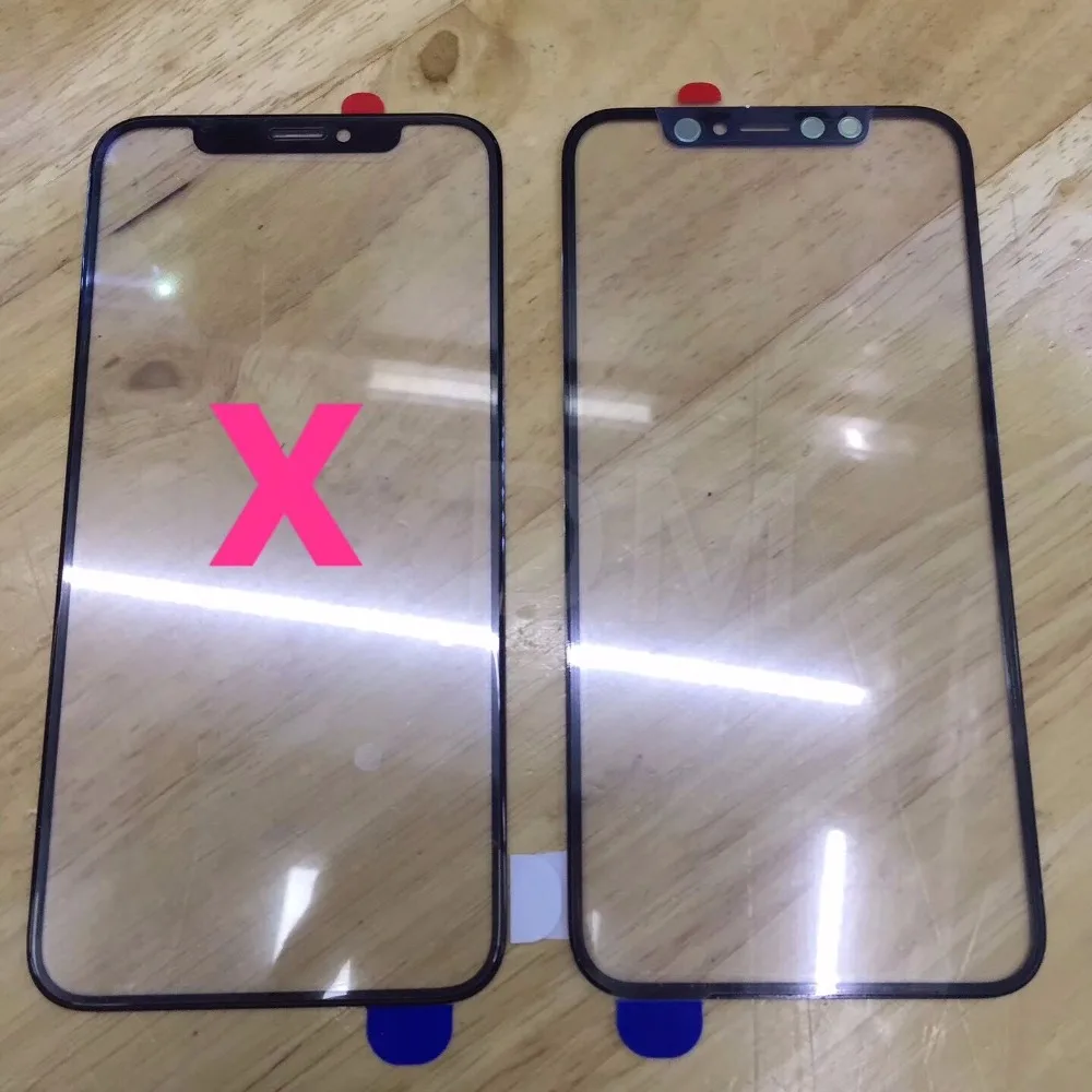 10 шт в упаковке новая Оригинальная сенсорный экран стекло для iPhone X 5 8 дюймов