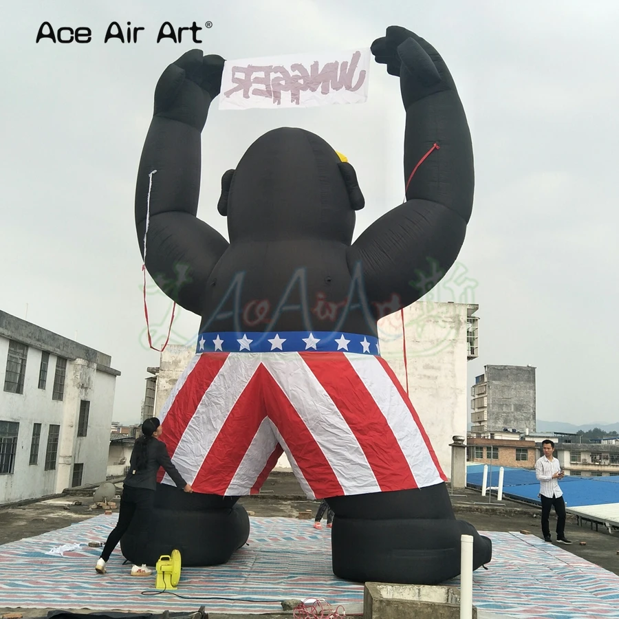 8 м H гигантский надувной фейерверк, ракета, копия King Kong fire arrow, огромный всплывающий Горилла ФЕЙЕРВЕРК Модель для рекламы США