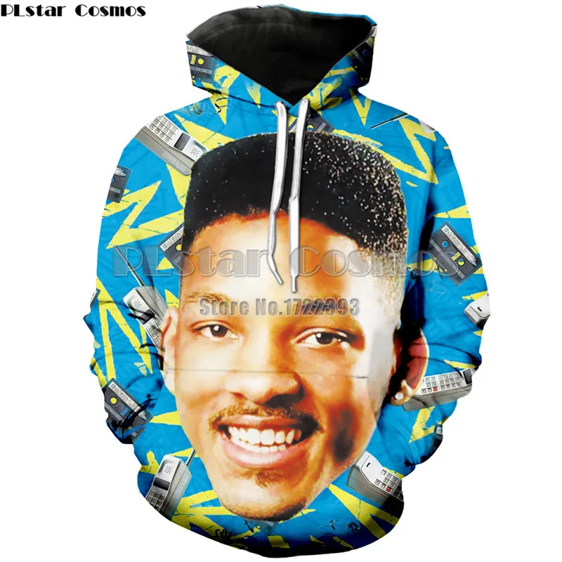 PLstar Cosmos The Fresh Prince of Bel Air одежда для женщин/мужчин забавные толстовки Will Smith& Carlton толстовка с капюшоном спортивная одежда топы