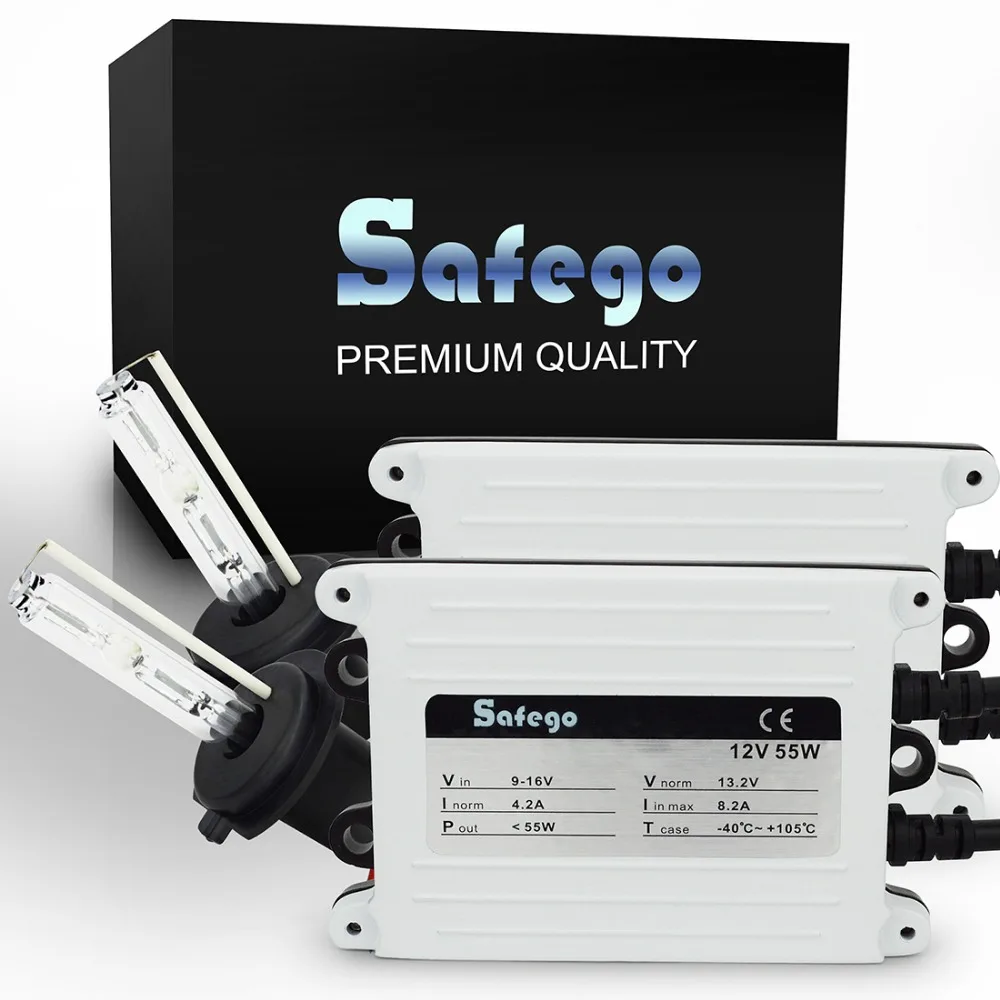 Safego H7 комплект для переоборудования ксенона HID 12V 55W AC 4300K 6000K 8000K 10000K ксеноновый