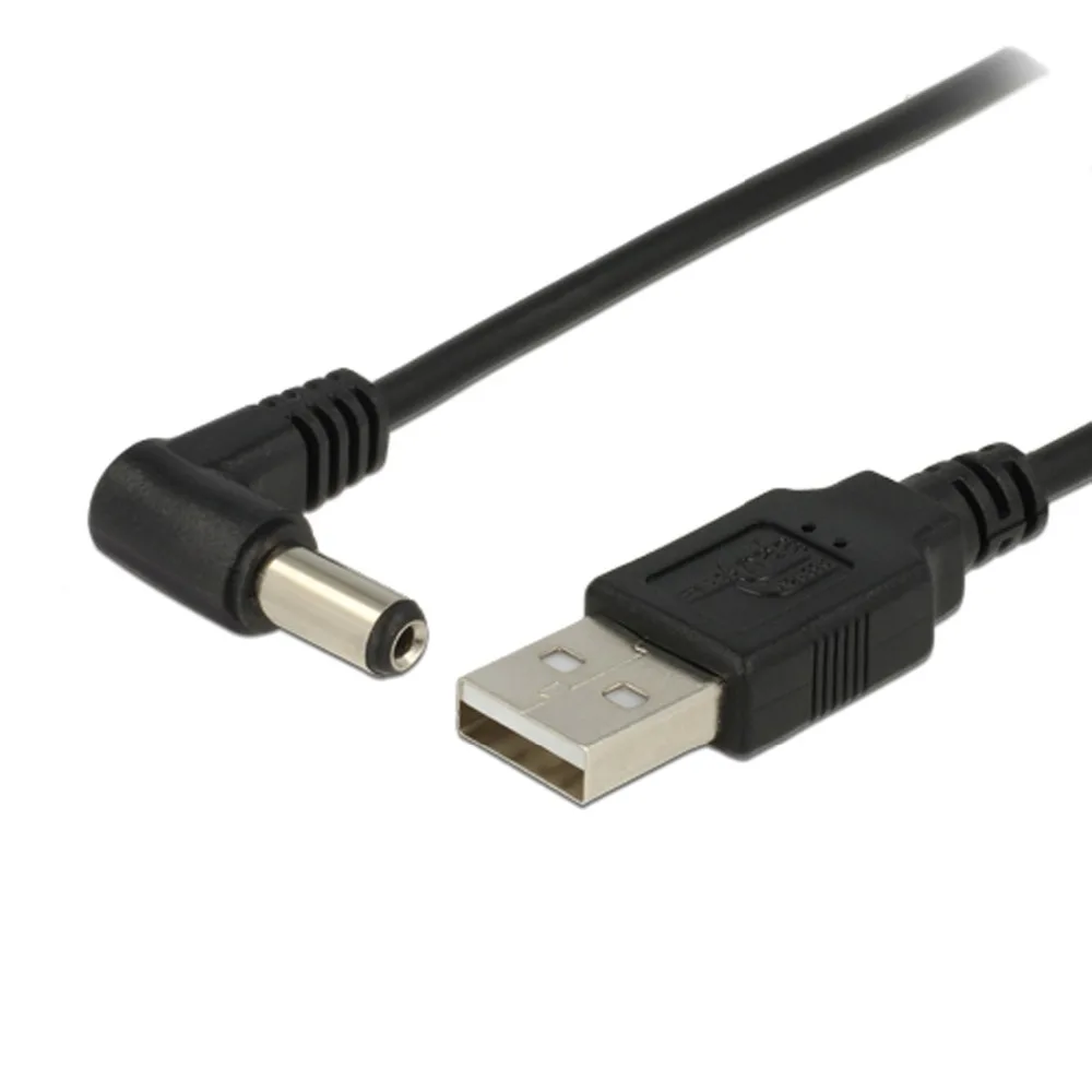 1 шт. USB штекер на 5 мм/2 мм 5*2 DC Цилиндрический разъем питания короткий кабель
