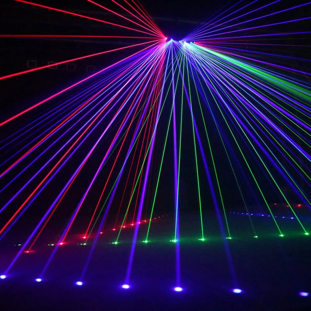6 rgb-подсветка линзы метеоритный душ движущийся луч оптических сеток эффект лампы Свадебная вечеринка шоу прожектор DMX DJ лазерное сценическое освещение A-X6