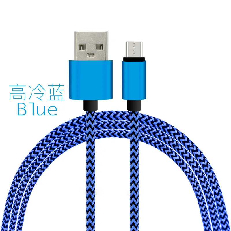 Кабель Micro usb плетеный из пеньковой веревки для передачи данных Samsung Huawei Nokia HTC Xiaomi