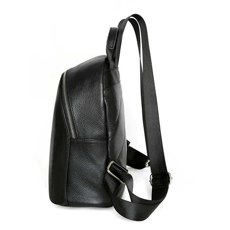 28*28*14cm Genuine leather + quality PU Women Leather Backpack Female Natural Cowhide School Shoulder Bag A342 | Багаж и сумки