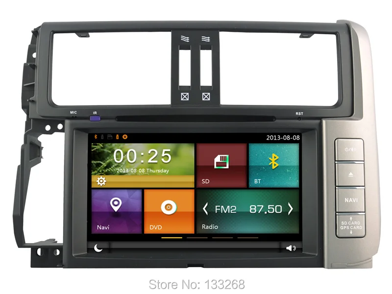 Cartouch(R) автомобильный радиоприемник мультимедийный плеер GPS-навигация для TOYOTA PRADO