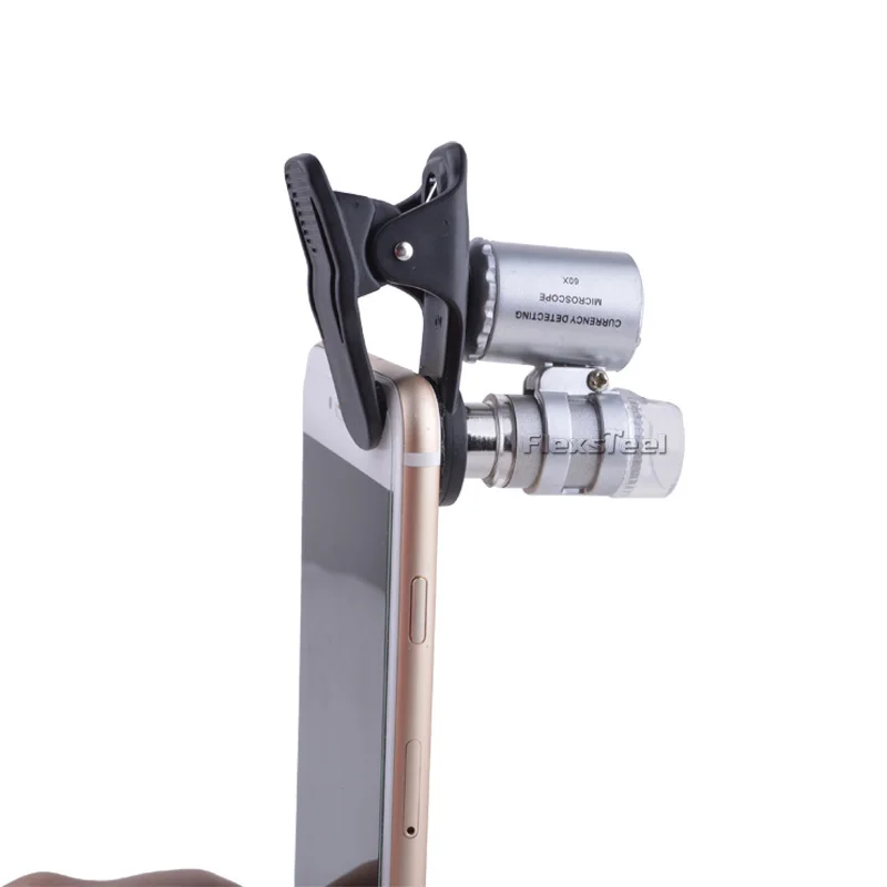 60X зум универсальные светодиодные сотовый телефон оборудование для ремонта