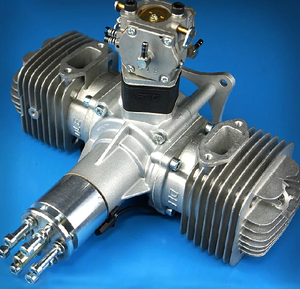Оригинальный бренд Новый DLE 120CC двухцилиндровый бензиновый/бензиновый двигатель