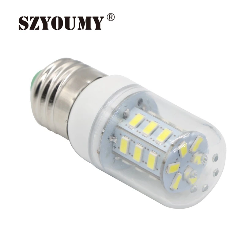 SZYOUMY E27 E14 Светодиодная лампа для кукурузы Ac 110V 220V SMD 5730 Лампа проектора 24Led