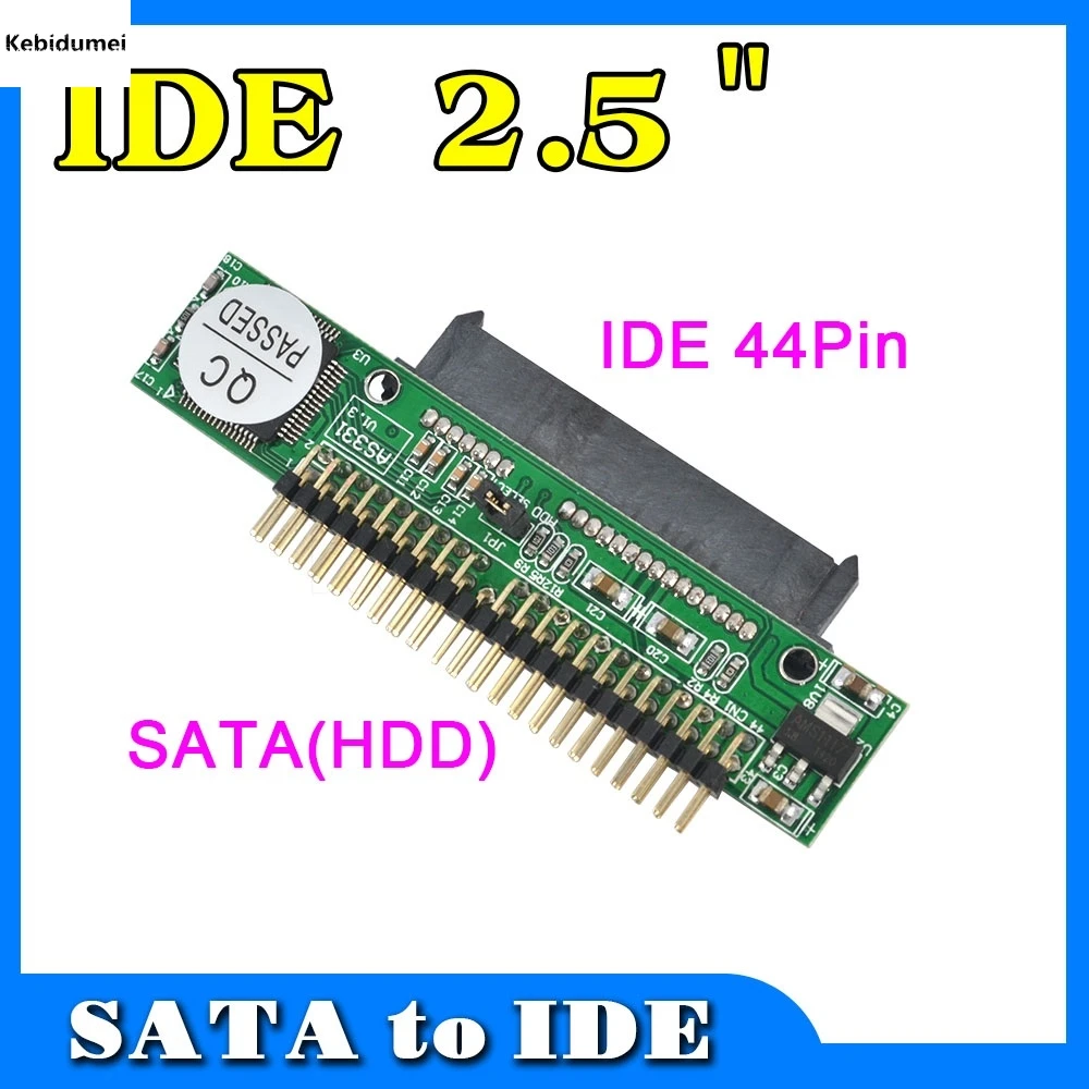 Kebidumei Sata IDE 2 5 до дюймов штекер 40 контактный порт 133 Гбит/с Поддержка порта ATA 100 HDD CD