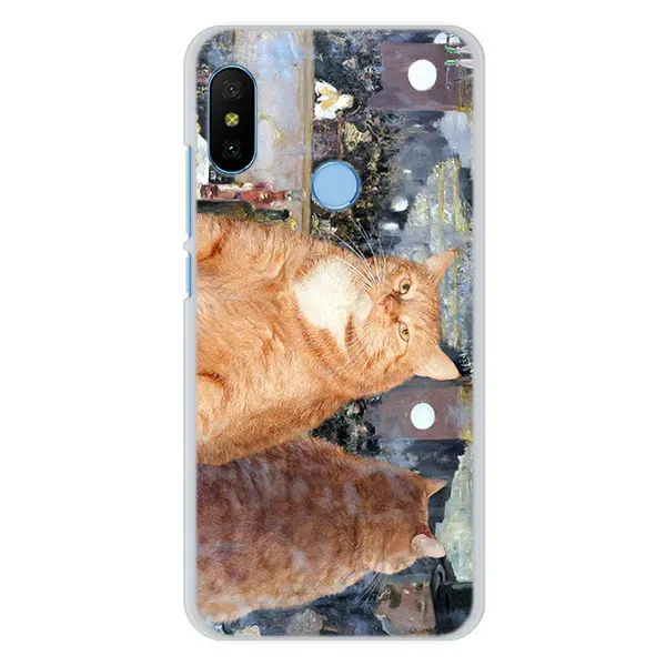 12 Чехлы для телефонов с забавным рисунком кота для Xiaomi Mi A1 A2 8 Lite Redmi Note 7 5 6Pro 4X5 5A 6A жесткий чехол-накладка - Цвет: 12