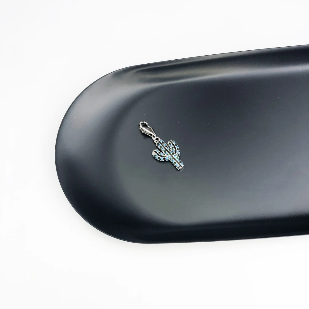 Синий Кактус Шарм Европа Стиль клуб Хорошее украшения Европейский тренд для