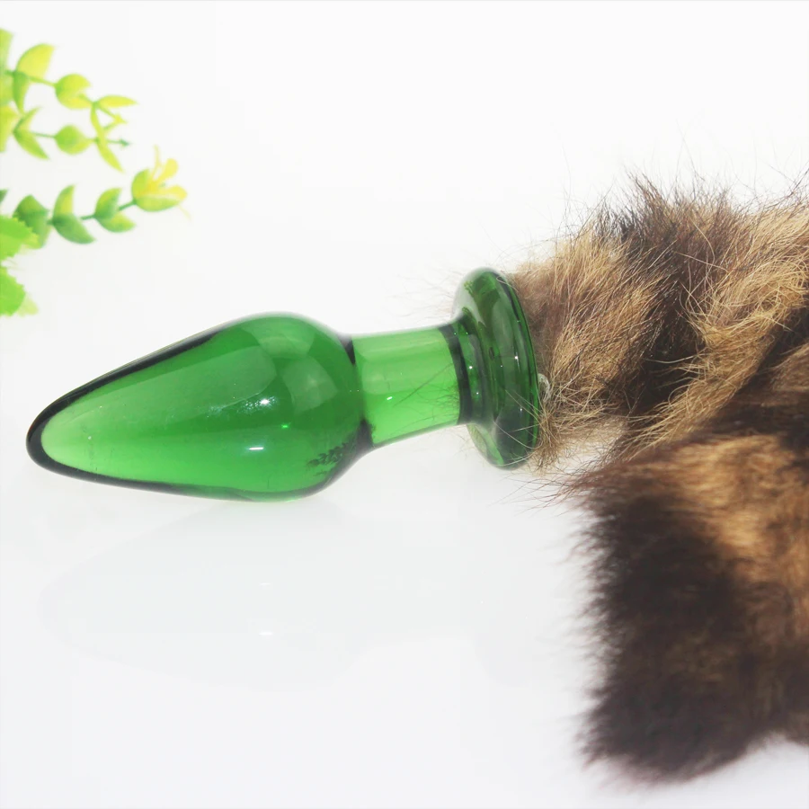 huge Butt Plug sex toy for women Game fox tail backyard Stimulating sexy girls Glass Anal nightlife cat Tails couple Cosplay | Красота и
